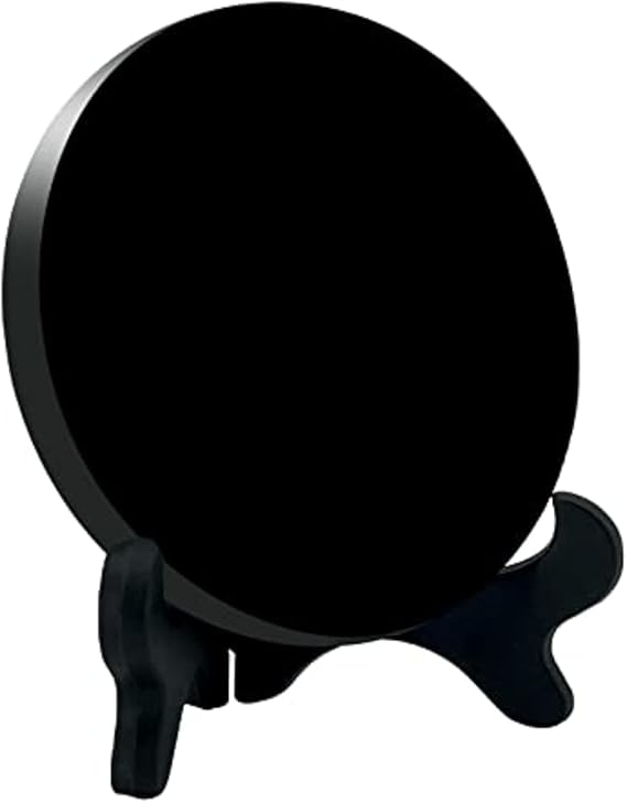 Espejo de obsidiana Negro